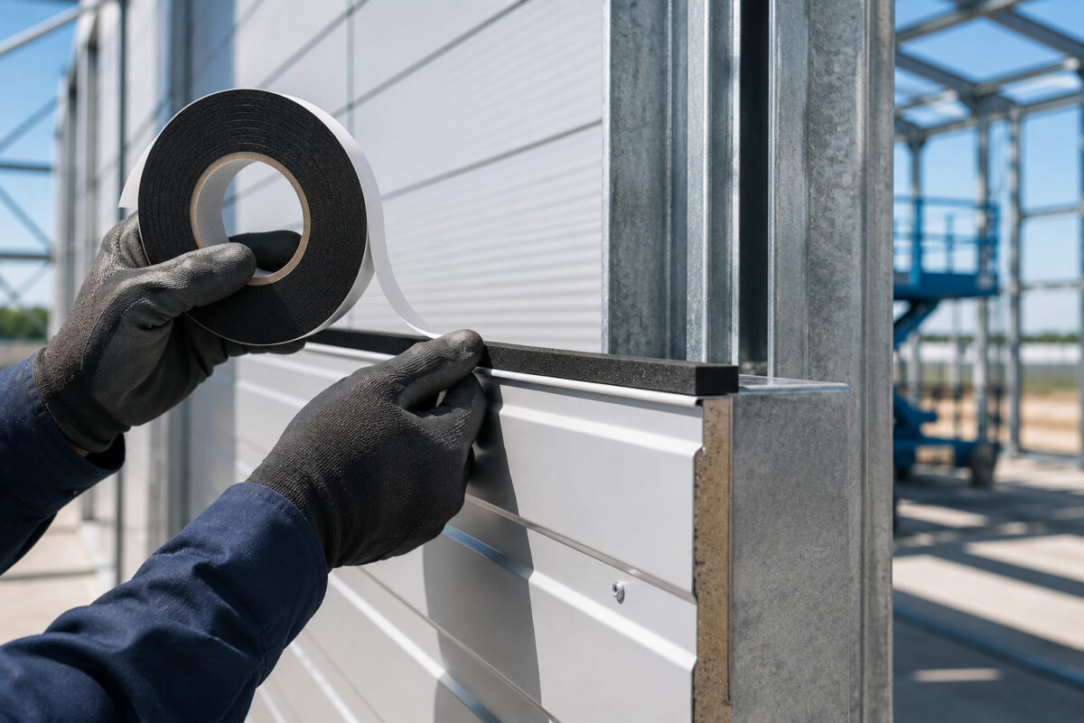 Sealing tape for metal and sandwich panel construction from ASTORplast