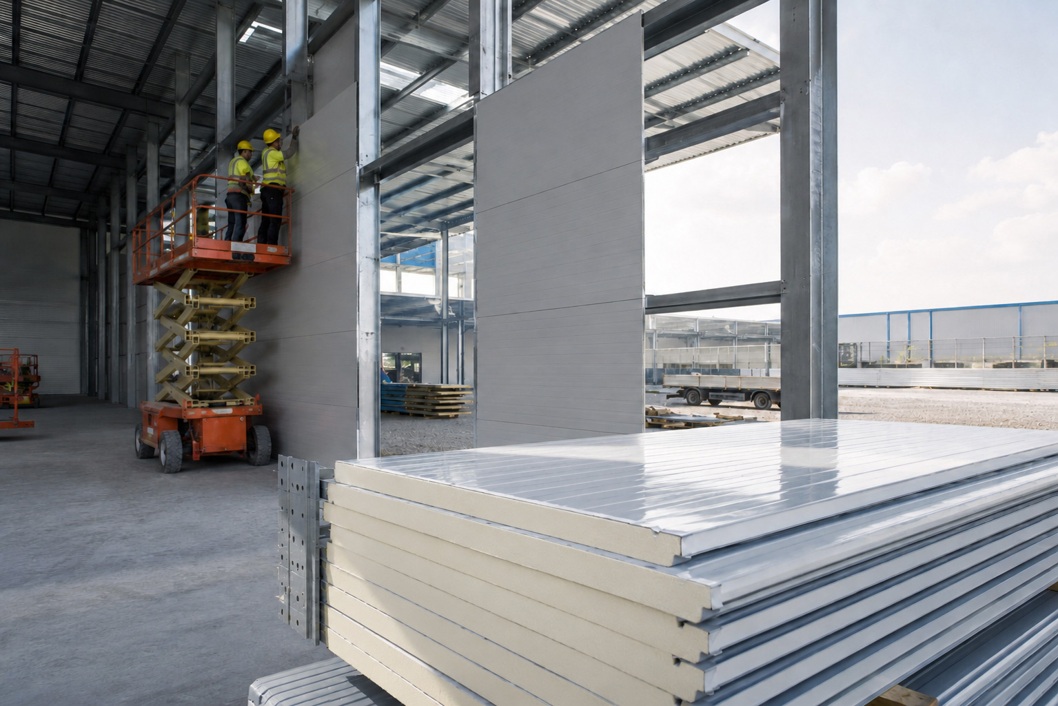 Metall- und Sandwichbau mit Sandwichpaneelen von ASTORplast